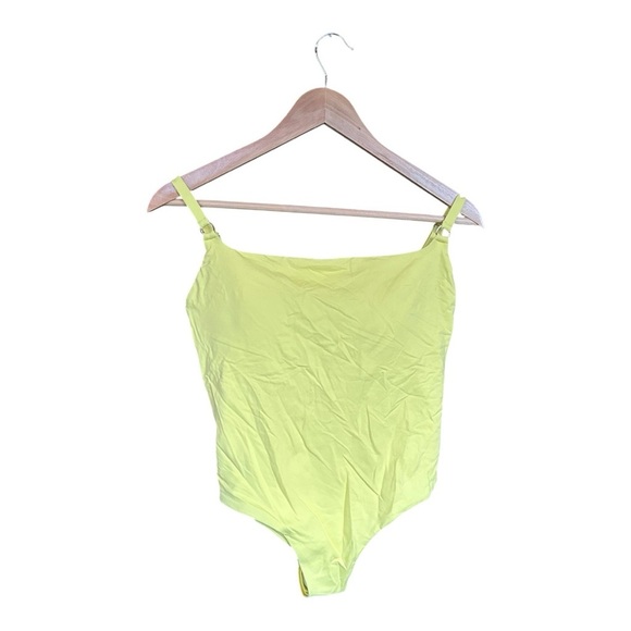 NWT Melissa Odabash  Tosca Over The Shoulder Lemon Swimsuit  Size 12 - Picture 2 of 7